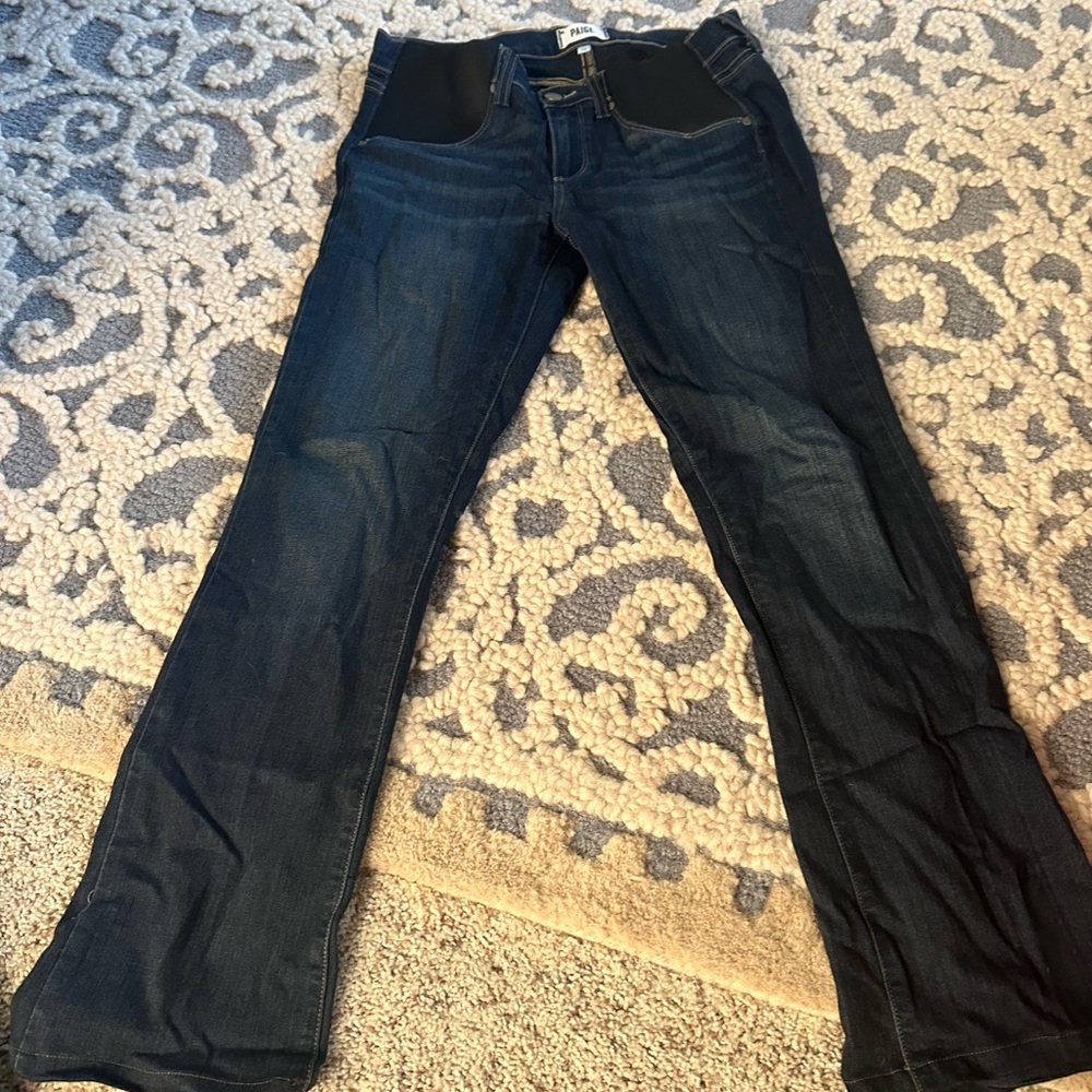 Paige maternity jeans size 28